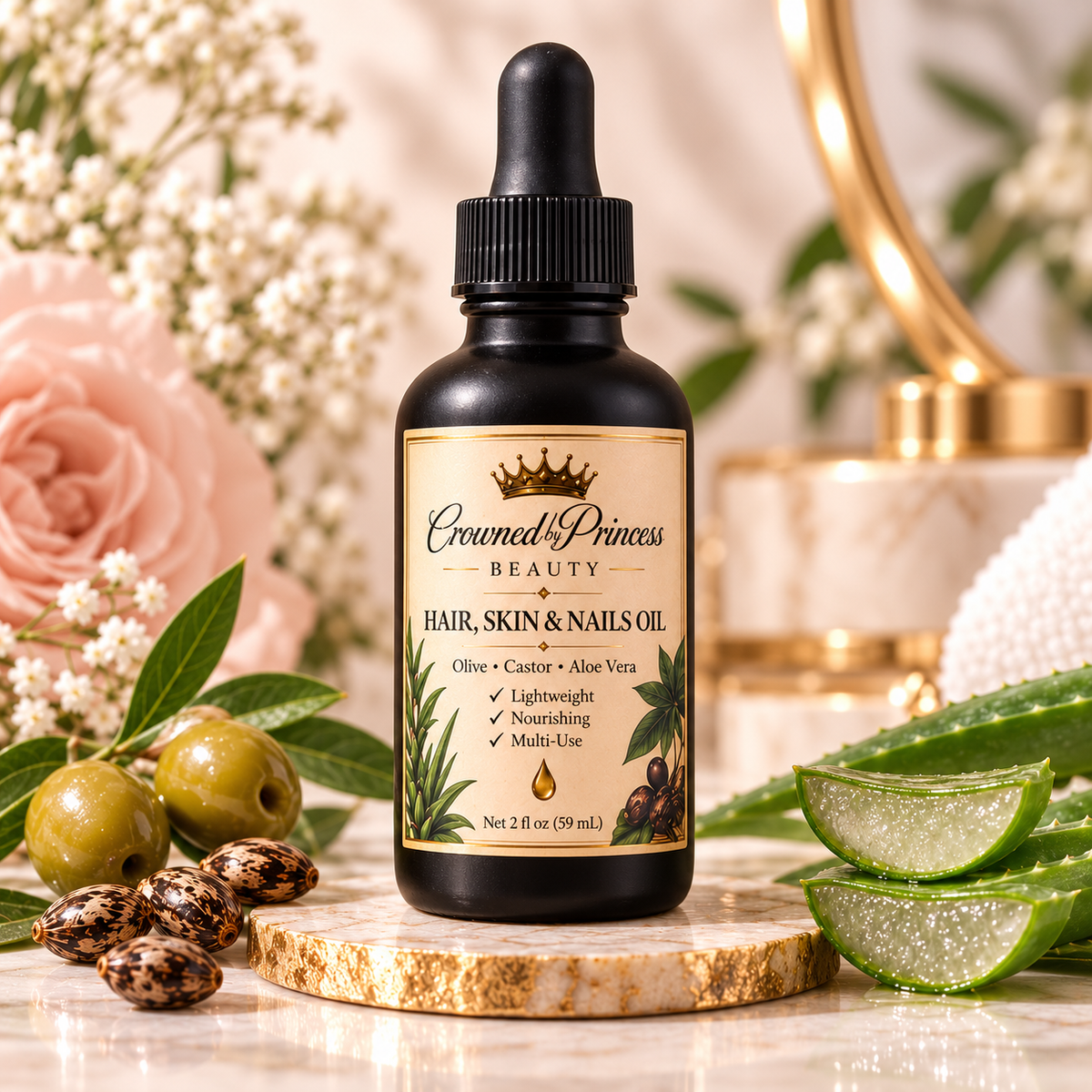 Hair, Skin & Nails Oil – 2 oz