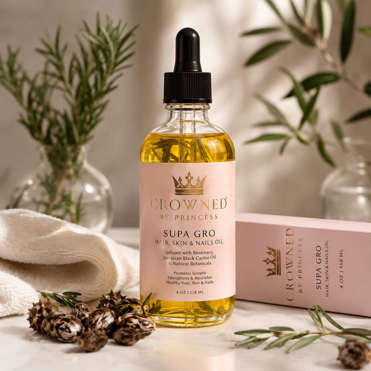 Hair, Skin & Nails Oil Bundle